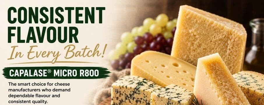 CAPALASE® MICRO R800 – GREAT CHEESE STARTS WITH GREAT FLAVOUR (2/3)